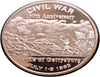 Civil War - Battle of Gettysburg - 1oz. Pure Copper Bullion Round***