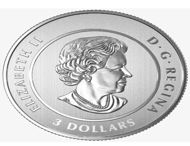 Pièce de monnaie Canada 3 en argent fin 2017 - Cœur de notre nation***