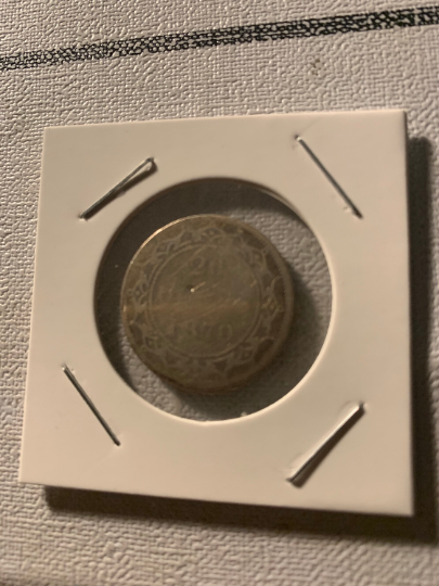 Neufundland 1870 Silber 20 Cent G Zustand Selten