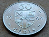 1999 Ghana Afrique 50 CEDIS Coin UNC Nice Coin