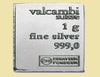 Valcambi 1g Gram Fine Silver Bar***