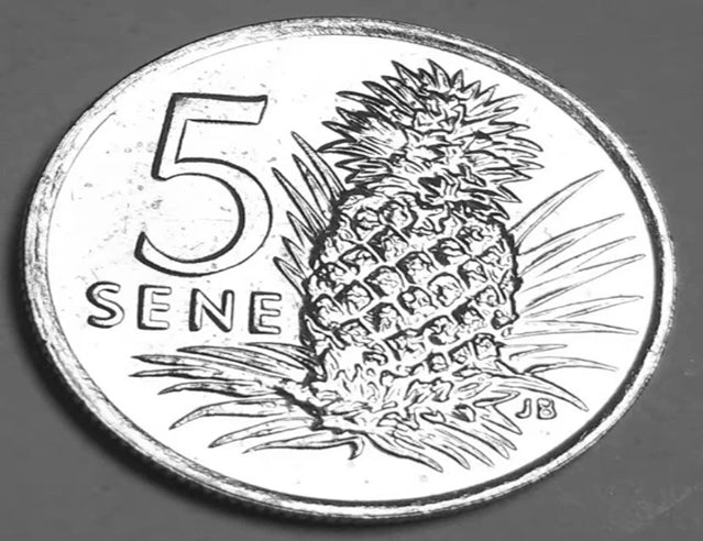 The Independent State of Samoa 5 Sene UNC Nice coin Random year