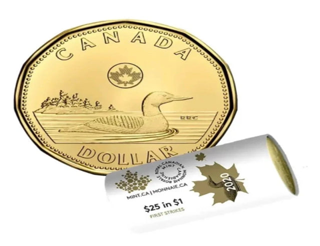 Canada 2020 First Strike BU UNC Loonie hors-circulation***