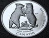 1996 Canada 50 Cents - Argent .925 Proof - Oursons noirs - Elizabeth II*