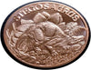 Dinosaurs - Stegosaurus - 1oz. Pure Copper Bullion Round***