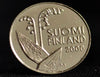 2000 Finnland Honeycomb finnische 10-Fini-Münze BU