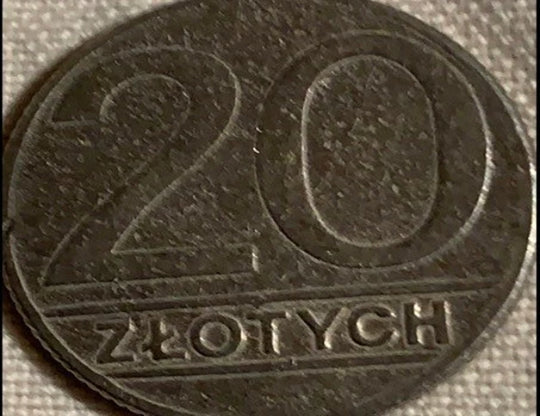 1989 Pologne 20 zlotych TTB