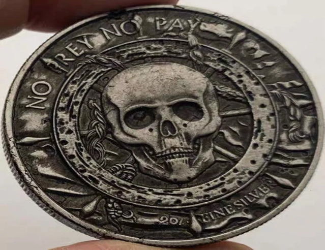 Hobo Coin -Pirate Mermaid Gift Coin Cuivre Gravé magnifique! #GD03