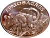 Apatosaurus 1oz. Pure Copper Bullion Round***