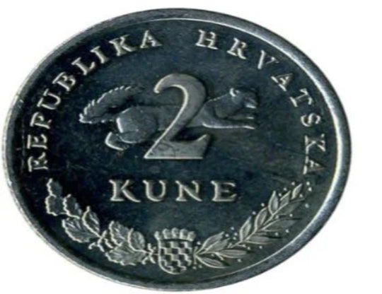 2017 Croatia 2 kune coin nice coin VF