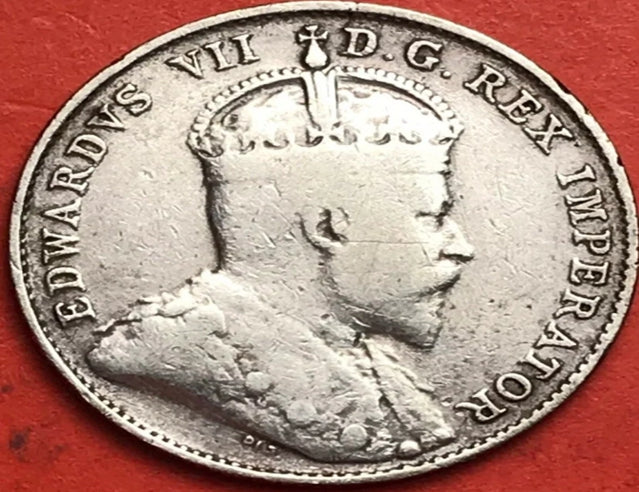 Newfoundland 1904 H Silver 10 Cents Very Fine