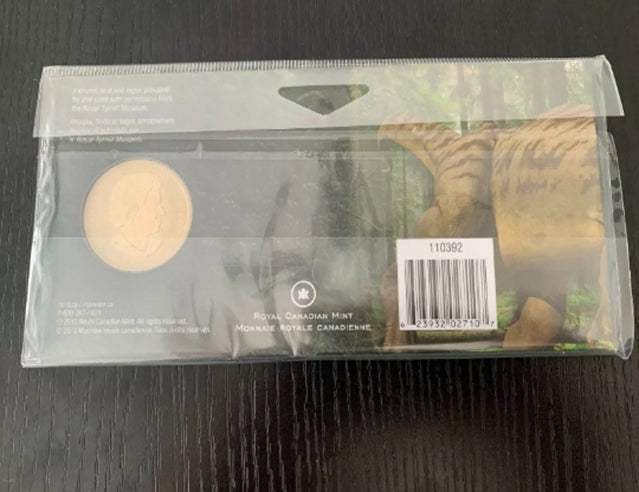 2010 RCM 50-Cent Dinosaur Exhibit Coin, Original Packaging Plus 6 trading cards