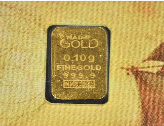 Cash Gold 1/10 Gram .999 Fine Pure Gold Note CashGold Karat bar Karat pay ***