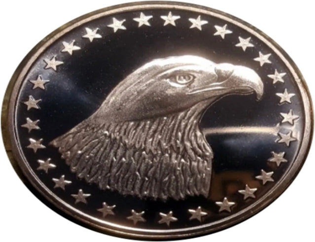 Tête d'aigle 1oz. Ronde de lingots de cuivre pur***