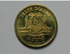 Williams Lake BC CANADA 1979 Brass Trade DOLLAR Token with Horse & Roping Cowboy