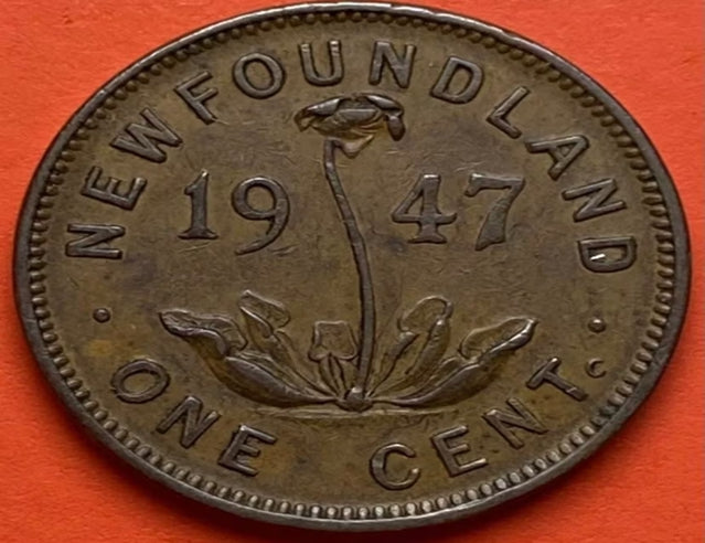 1947 Newfoundland 1 cent VF