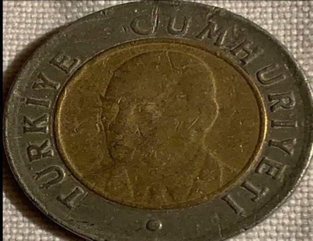 2005 Turkey 1 lira F