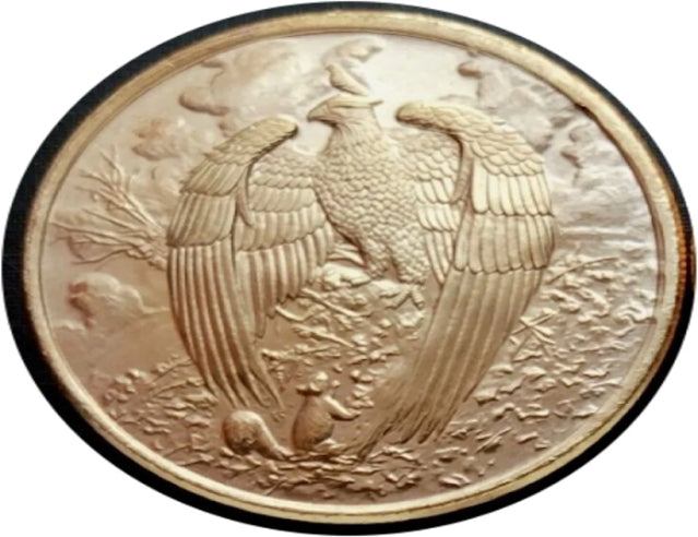 Nordic Creatures - The Great Eagle 1oz. Pure Copper Bullion Round***