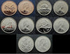 1980 -1989 Canada Proof like Five Coins set *