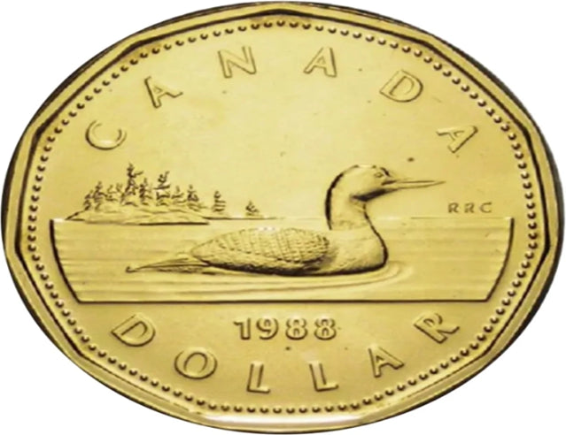 1987-1996 Canada One Dollar Loonie Coin pièces de collection UNC***