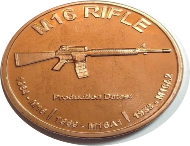 M16 Rifle Fine Copper Round Pure 1 OZ .999 Bullion ***