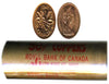 1972  Canadian 1-Cent Maple Leaf Twig Penny Coin Roll  -50 Coins BU