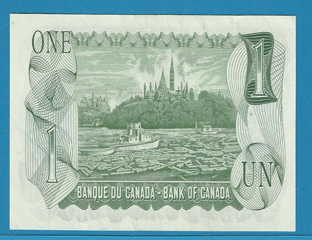 1973 1-Dollar-Banknote der Bank of Canada Crow-Bouey UNC