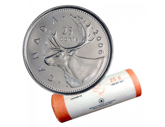 2006-P Canadian 25-Cent Caribou Quarter BU