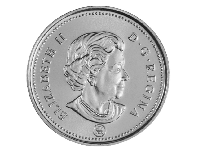 2008 Canadian 25-Cent Caribou Quarter BU