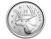 Pièce canadienne de 25 cents Caribou 2020 BU provenant de l'emballage spécial First Strike