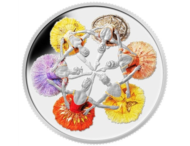 2014 Kanadische 20-Dollar-Münze zum 75. Jahrestag des Royal Winnipeg Ballet – Feinsilbermünze