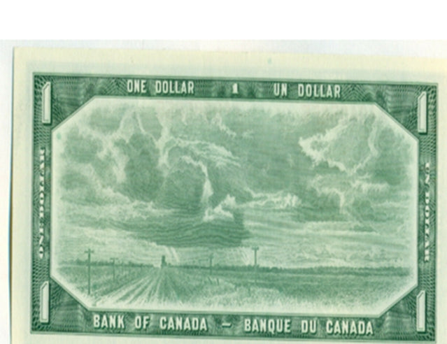 1954 1-Dollar-Banknote der Bank of Canada Beattie-Coyne