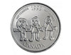 1999 Canadian 25-Cent September: Canada Through a Child's Eye Millennium Quarter Coin UNC