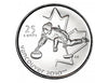 2007 Jeux olympiques canadiens de 25 cents de Vancouver 2010 : pièce de monnaie de curling UNC