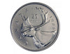 1988 Canadian 25-Cent Caribou Quarter Coin ( Circulated)