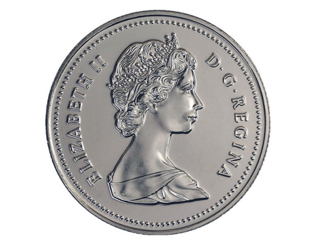 1989 Pièce d'un demi-dollar avec armoiries canadiennes de 50 cents BU