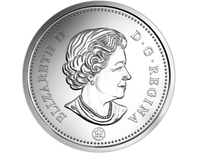 2017 Kanadische 50-Cent-Wappen-Halbdollar-Münze BU