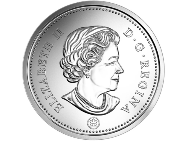 2018 Kanadische 50-Cent-Wappen-Halbdollar-Münze BU