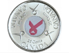 2006-P Canadian 25 Cent Pink Ribbon Colored Quarter BU