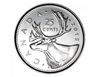 2015 Canadian 25-Cent Caribou Quarter BU