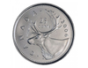 2006-P Quart de caribou canadien de 25 cents BU