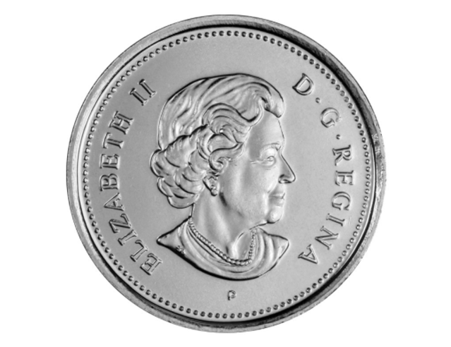 2005-P Pièce de 25 cents canadienne Année du quart des vétérans BU