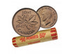 1947 Canadian 1-Cent Maple Leaf Twig Penny Coin Roll  Circulated(50 Coins)