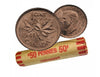 1941 Canadian 1-Cent Maple Leaf Twig Penny Coin Roll  Circulated(50 Coins)