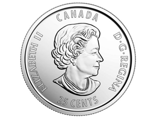 2017 (1892-) Pièce de 25 cents canadienne de la Coupe Stanley 125e anniversaire BU