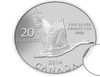 2014 Kanadische 20-Dollar-Canada-Gans-Feinsilbermünze