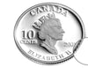 Pièce de 10 cents en argent sterling de qualité épreuve numismatique - Année des bénévoles marchant pour les mères 2001