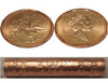 1991  Canadian 1-Cent Maple Leaf Twig Penny Coin Roll  -50 Coins BU