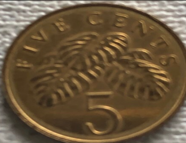 2007 Singapur 5 Cent VF