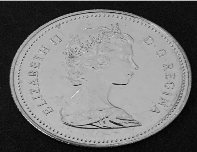 1985 Armoiries canadiennes de 50 cents, pièce d'un demi-dollar UNC